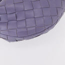 BOTTEGA VENETA INTRECCIATO Hand Bag Leather Purple Silver Auth am9749V-15