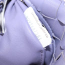 BOTTEGA VENETA INTRECCIATO Hand Bag Leather Purple Silver Auth am9749V-11
