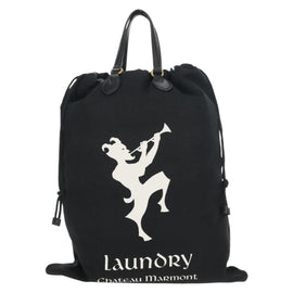 GUCCI Chateau Marmont Tote Bag Canvas Black Gold 552403 Auth am9753M - 0