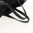 GUCCI Chateau Marmont Tote Bag Canvas Black Gold 552403 Auth am9753M-7