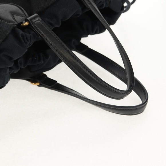 GUCCI Chateau Marmont Tote Bag Canvas Black Gold 552403 Auth am9753M