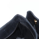 BALLY Chain Shoulder Bag Leather Black Gold Auth am9755-22