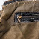 FENDI Zucca Canvas Tote Bag Black Brown Auth am9756-20