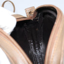 FENDI Zucchino Canvas Shoulder Bag PVC Beige Auth am9757-19