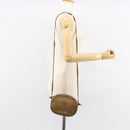 FENDI Zucchino Canvas Shoulder Bag PVC Beige Auth am9757-20