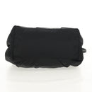 PRADA Hand Bag Nylon 2way Black Gold Auth am9761V-12