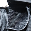 PRADA Hand Bag Nylon 2way Black Gold Auth am9761V-25