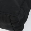 PRADA Tote Bag Nylon Black Silver Auth am9762-9