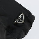 PRADA Tote Bag Nylon Black Silver Auth am9762-17