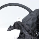 PRADA Tote Bag Nylon Black Silver Auth am9762-12