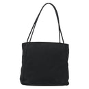 PRADA Tote Bag Nylon Black Silver Auth am9762-2