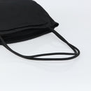 PRADA Tote Bag Nylon Black Silver Auth am9762-7