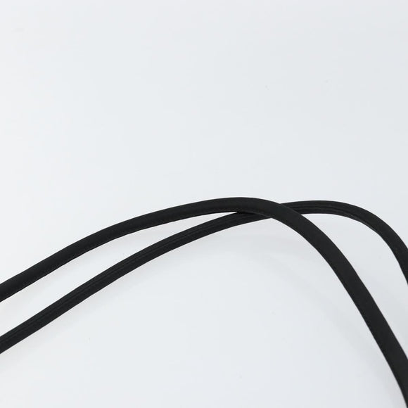 PRADA Tote Bag Nylon Black Silver Auth am9762