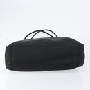 PRADA Tote Bag Nylon Black Silver Auth am9762-5