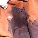 Chloe Tote Bag Leather Brown Gold Auth am9764-18