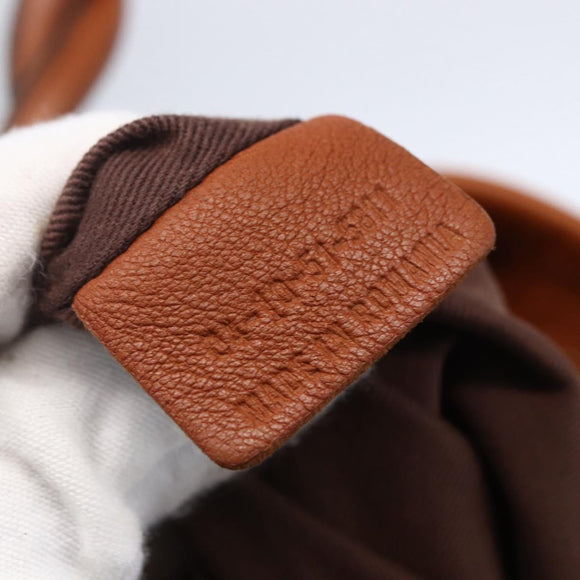 Chloe Tote Bag Leather Brown Gold Auth am9764