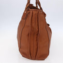 Chloe Tote Bag Leather Brown Gold Auth am9764-4