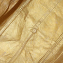 Gianni Versace Boston Bag Canvas PVC 2way Yellow Gold Auth am9766-17