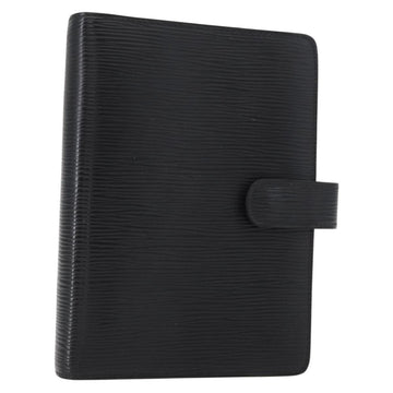 LOUIS VUITTON Epi Agenda MM Day Planner Cover Black R20042 LV Auth am9768