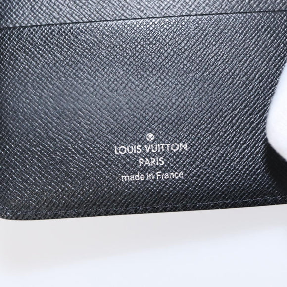 LOUIS VUITTON Epi Agenda MM Day Planner Cover Black R20042 LV Auth am9768