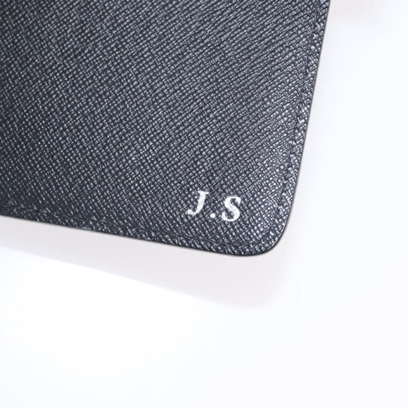 LOUIS VUITTON Epi Agenda MM Day Planner Cover Black R20042 LV Auth am9768