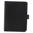 LOUIS VUITTON Epi Agenda MM Day Planner Cover Black R20042 LV Auth am9768-13