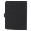 LOUIS VUITTON Epi Agenda MM Day Planner Cover Black R20042 LV Auth am9768-2