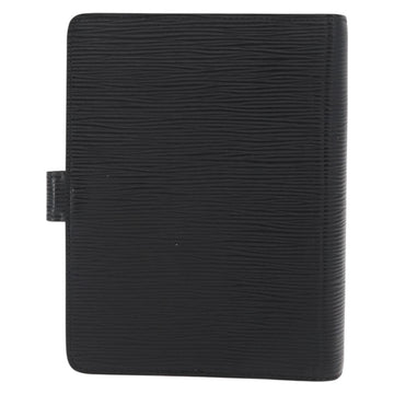 LOUIS VUITTON Epi Agenda MM Day Planner Cover Black R20042 LV Auth am9768 - 0