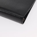 LOUIS VUITTON Epi Agenda MM Day Planner Cover Black R20042 LV Auth am9768-7