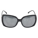 CHANEL COCO Mark Sunglasses plastic Black 5216-A Auth am9769V-13