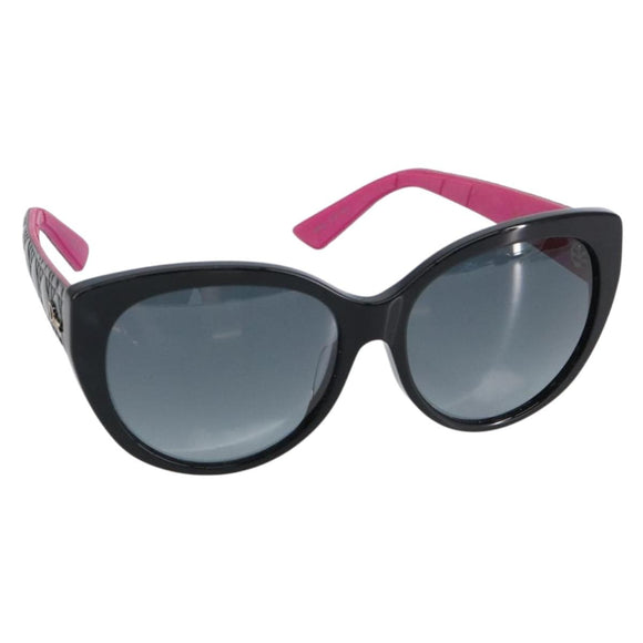 Christian Dior DIOR LADY 1RF Cannage Sunglasses plastic Black HZ9HD Auth am9770