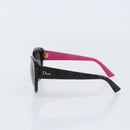 Christian Dior DIOR LADY 1RF Cannage Sunglasses plastic Black HZ9HD Auth am9770-3
