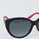 Christian Dior DIOR LADY 1RF Cannage Sunglasses plastic Black HZ9HD Auth am9770-5