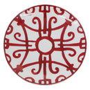 HERMES Bread Plate No.4 Gadalquivir Pottery Red Auth am9771-2
