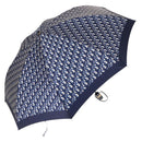 Christian Dior Trotter Canvas Folding Umbrella Navy Auth am9772-1