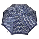 Christian Dior Trotter Canvas Folding Umbrella Navy Auth am9772-2
