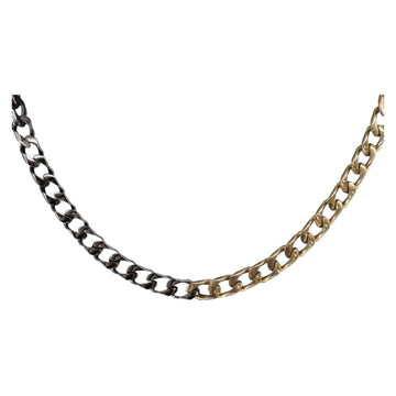 GIVENCHY Chain Necklace metal Gold Tone Auth am9774