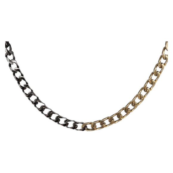 GIVENCHY Chain Necklace metal Gold Tone Auth am9774
