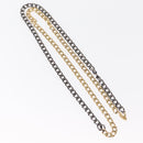 GIVENCHY Chain Necklace metal Gold Tone Auth am9774-2