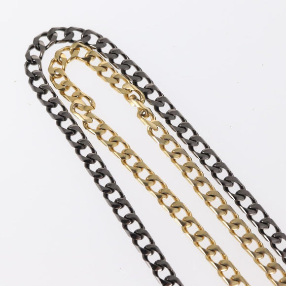 GIVENCHY Chain Necklace metal Gold Tone Auth am9774