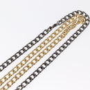 GIVENCHY Chain Necklace metal Gold Tone Auth am9774-8
