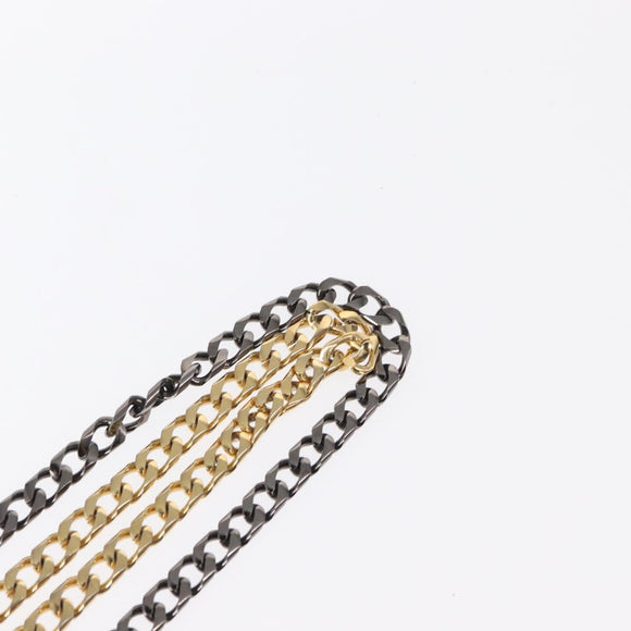 GIVENCHY Chain Necklace metal Gold Tone Auth am9774