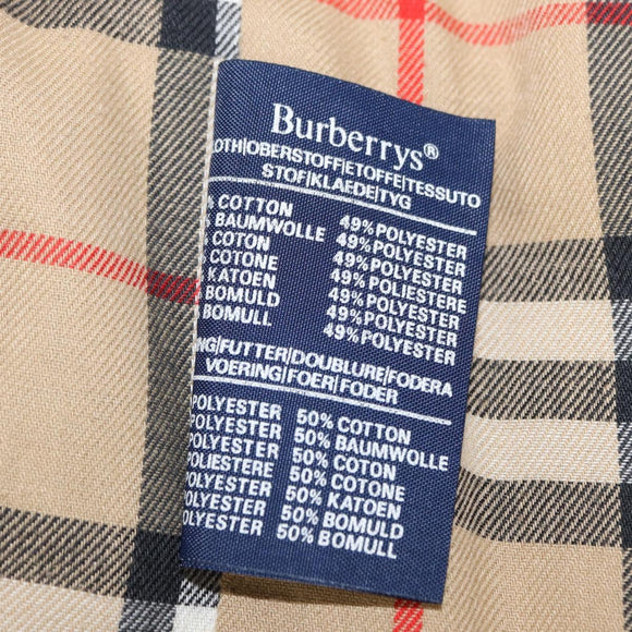 Burberrys Trench Coat Cotton Beige Auth am9780