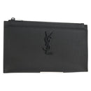 SAINT LAURENT Cassandra Pouch Leather Black Auth am9781A-1