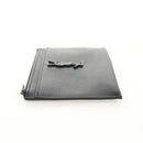 SAINT LAURENT Cassandra Pouch Leather Black Auth am9781A-3