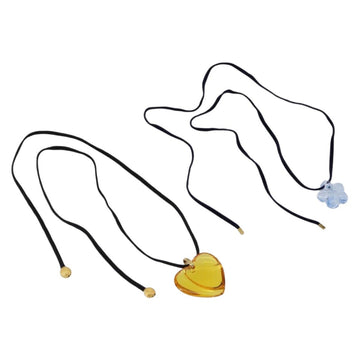 Baccarat Necklace 2 Set Yellow Blue Auth am9782