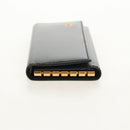 CARTIER Must Line Key Case Leather Black Gold Auth am9783A-4