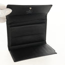 LOUIS VUITTON Epi Porte TresorEtui Papie Wallet Black M63712 LV Auth am9784V-8