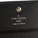 LOUIS VUITTON Epi Porte TresorEtui Papie Wallet Black M63712 LV Auth am9784A-18