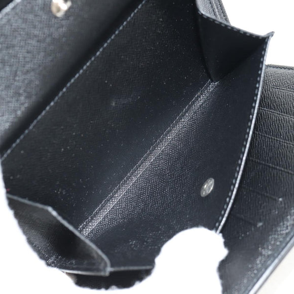 LOUIS VUITTON Epi Porte TresorEtui Papie Portemonnee Zwart M63712 LV Auth am9784V